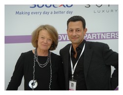 AUDE DE THUIN, Founder & CEO of Women's Forum & GUILLAUME CAUNEGRE 